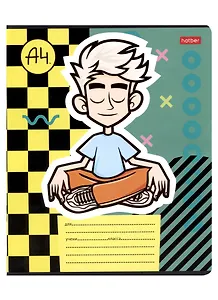 Тетрадь в линейку "Влад А4", 12 листов, в ассортименте