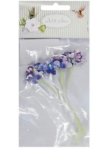 Набор для творчества, Букетик из 4-х соцветий фиалковый