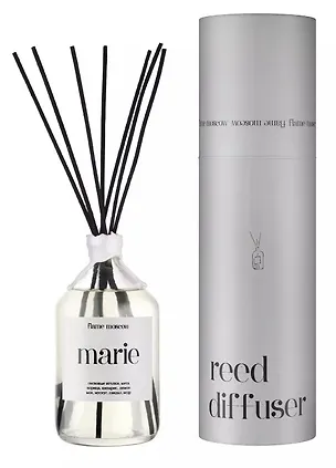 Диффузор ароматический Marie (Сосновая хвоя,Мята,Кипарис,Лимон,Мох,Мускус,Сандаловое дерево,Кедр) (110мл) (flame-RD004-110) 3103906