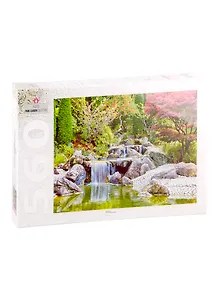 Пазл Каскадный водопад в японском саду Step puzzle 560 эл.