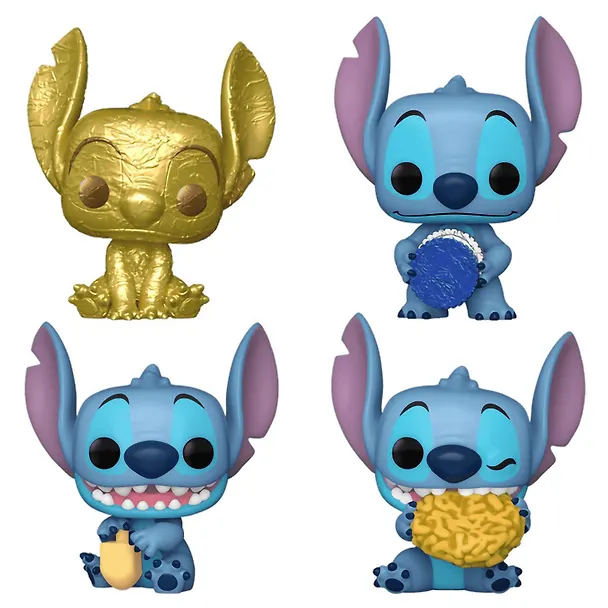 Набор подарочный Funko Pocket POP! Disney Lilo & Stitch Stitch Hanukkah Dreidel Box (4 фигурки) (Fun79952) 3144135 — 1