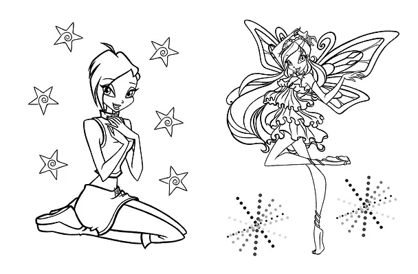 Книга Winx Club. Твори волшебство! Большая раскраска () — 10