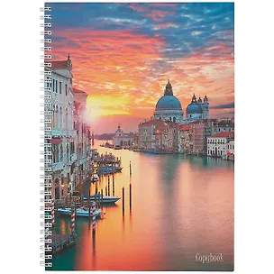 Тетрадь в клетку Unnika, "Живописный закат", А4, 96 листов 251203