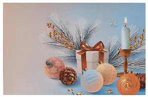 Коробка подарочная "Магия рождества" 30.5*20*13см, Новый год, картон