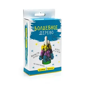 Набор для опытов, Волшебные кристаллы, Елочка разноцветная cd-121m 328705