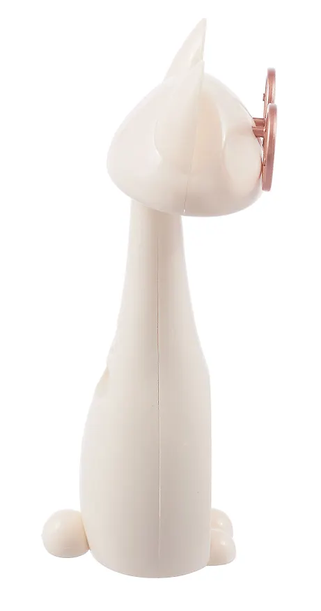 Мини-лампа LED Котик в очках (белая) (пластик) (11х4) (12-LIGHT-531) 3127311 — 3