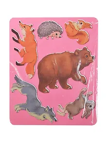 Трафарет, для рисования, Луч, Лесные звери