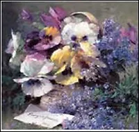 Наб. салф. для декупажа Романтические фиалки (DEV/RMVL) (2шт) (упаковка)