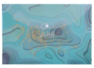 Папка-конверт А4 на кнопке "Мрамор" с сыпучками