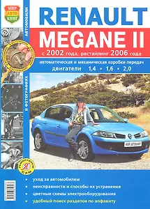 Renault Megane II с 2002 г. рестайлинг с 2006 г. ч/б фото Серия Я ремонтирую сам