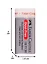 Ластик "DUST FREE " 41х18,5х11,5мм, Faber-Castell — 215008 — 2