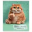 Тетрадь 48л кл. "Осторожно, кот!" мелов.картон, глянц.ламинция, многоуровн.конгрев, скругл.углы, ассорти — 3070078 — 3