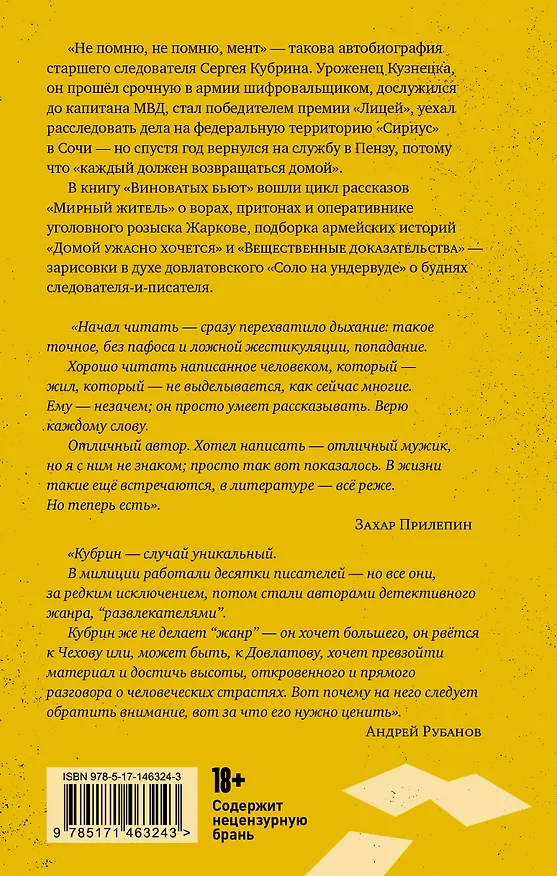 Книга Виноватых бьют (Сергей Кубрин) — 2