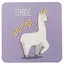 Подставка под чашку Лама-единорог (ПЧ2018-09) — 2641580 — 1