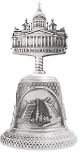 Колокольчик с фигуркой  "Исаакий" цвет хром матовый