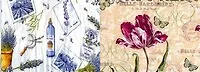 Наб. салф. для декупажа Цветы Прованс (НСД2046) (2шт) (упаковка)