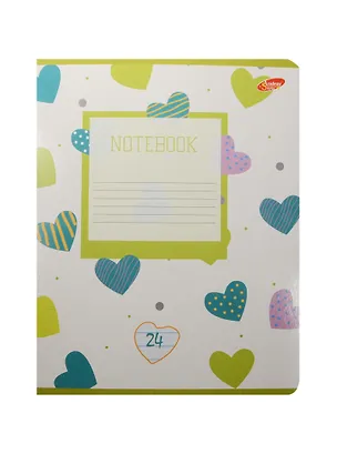 Тетрадь в линейку Academy Style, Notebook, 24 листа, в ассортименте 240820