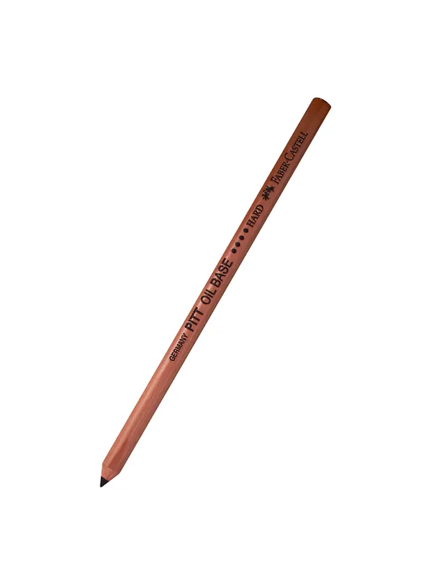 Масляный карандаш Faber-Castell "Pitt Oil Base", черный, жесткий 255923 — 1