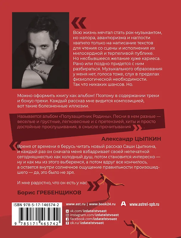 Книга Полузащитник Родины. Беспринцыпные истории (Александр Цыпкин) — 2