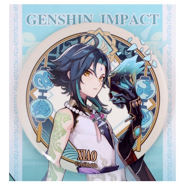 Значок «Genshin Impact. Liyue Harbour Character Can Badge. Xiao» 2986612 — 1