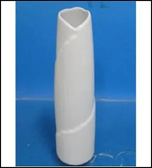 Ваза керамическая (23906) (9х9х28,5) (коробка) 2308582