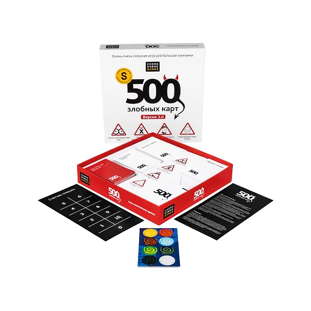 Настольная игра "500 Злобных карт. Версия 3.0", Cosmodrome Games 2817518 — 2