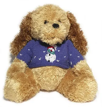 Мягкая игрушка Собака в свитере (10484) (25см) 2196767 — 1