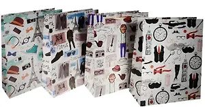 Пакет подарочный бумажный "For handsome man", А4