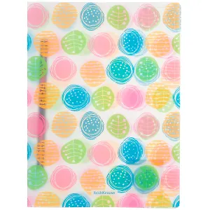 Папка-скоросшиватель А4 "Buttons" пластик, пружинн.механизм, Erich Krause