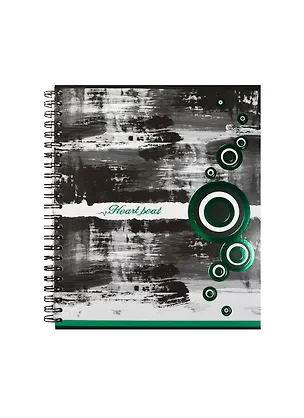 Тетрадь в клетку Полиграфика, Heartbeat, 96 листов, в ассортименте 232149