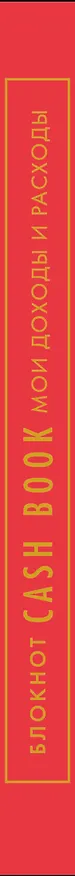Записная книжка «CashBook Мои доходы и расходы» А6, 88 листов, красный, Бомбора 3144517 — 5