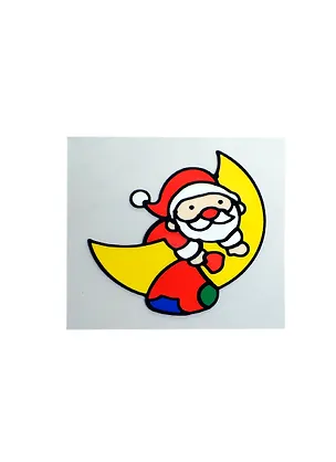 Аппликация Мэджик гель (085027) Дед Мороз на месяце 2338145