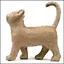 Фигурка из папье-маше, объемная, мал, кошка гуляет, 6*19*21 см SA729 — 2316180 — 1
