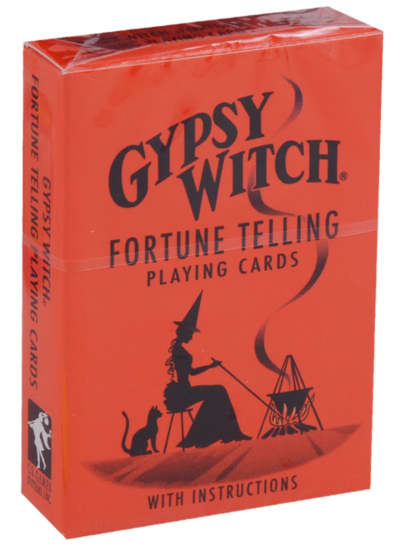 

Таро Аввалон, Gypsy Whitch Planing Cards Цыганская ведьма Игральные карты-оракул (карты+инструкция) (на англ. яз.)