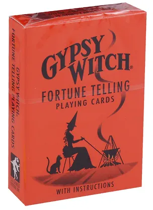 Книга Таро Аввалон, Gypsy Whitch Planing Cards Цыганская ведьма Игральные карты-оракул (карты+инструкция) (на англ. яз.) ()