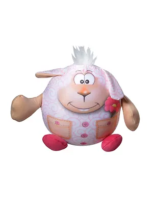Игрушка декоративная Овечка-антистресс с цветком (30х15х20) (99-108) 2434922