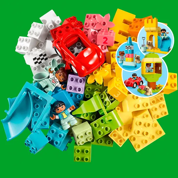 LEGO DUPLO: Большая коробка с кубиками, 85 деталей (10914) 3126516 — 11