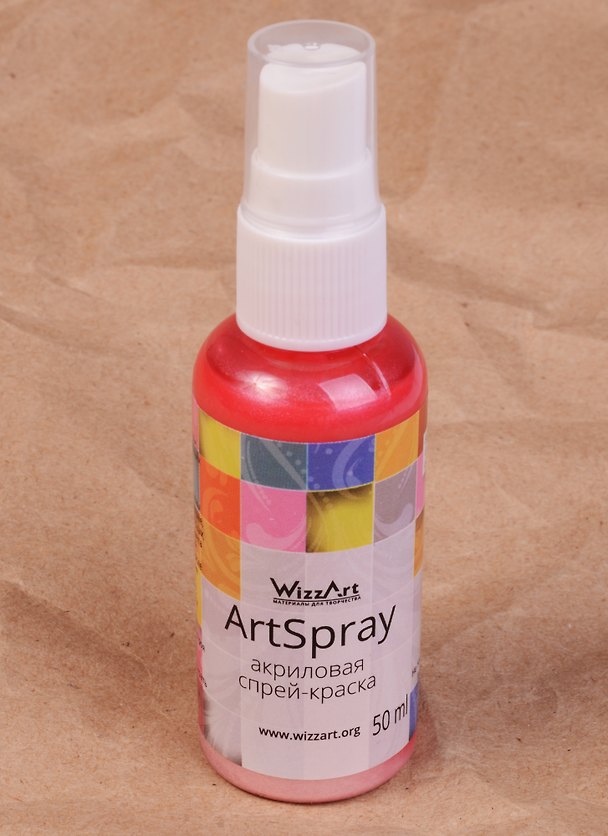 Спрей-краска акриловая ArtSpray Гранатовый Иней перламутровый (50 мл) (SR4.50) 2594014 — 1
