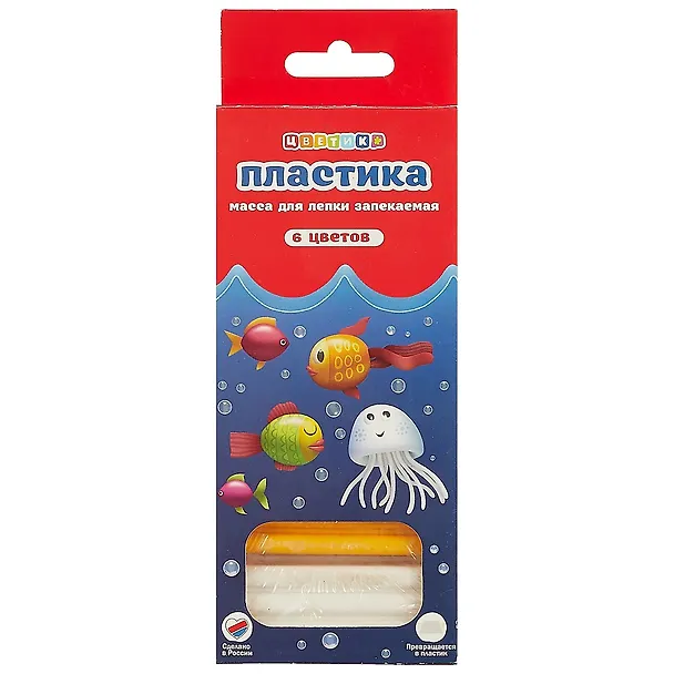 Пластика «Цветик», 6 цветов 2541287 — 1