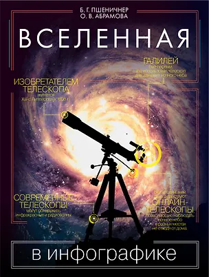 Книга Вселенная в инфографике (Борис Пшеничнер, Оксана Абрамова)
