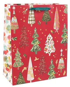 Пакет А4 32*26*12 "Елочки" НГ, бум.мат.ламинат