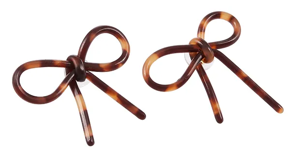 Сережки «Бантики», 2 штуки, акрил, Lafilaf 3104678 — 3