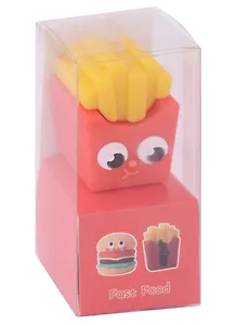 Точилка с ластиком "Fast food", в ассортименте