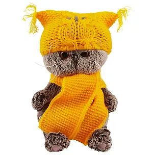 Игрушка мягкая Budi Basa, Басик Бэби в шапке-сова и шарфе BB-030 2698213