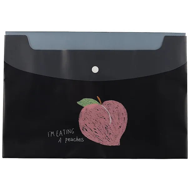 Папка -конверт «Fresh fruits» А4 на кнопке, в ассортименте 246966 — 1