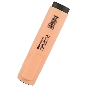 Текстовыделитель GoodMark, пастельный персиковый