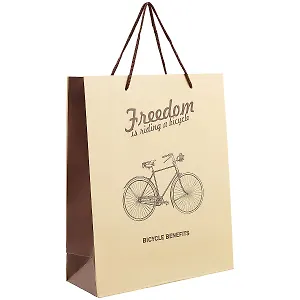 Подарочный пакет «Велосипед», А4