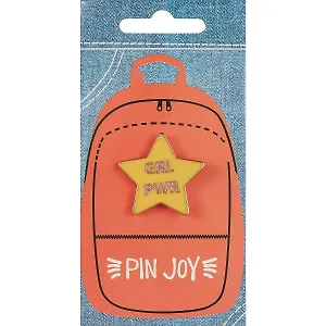 Значок Pin Joy Girl Power (металл) (12-08599-006)
