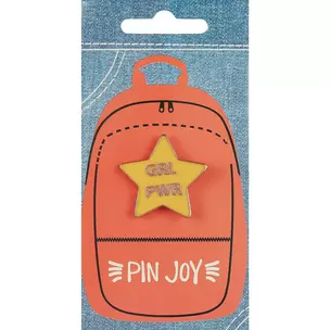 Значок Pin Joy Girl Power (металл) (12-08599-006) — 2733697 — 1