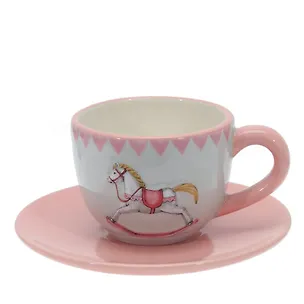 Набор чашка с блюдцем Лошадка (250мл) (823744) 3126932